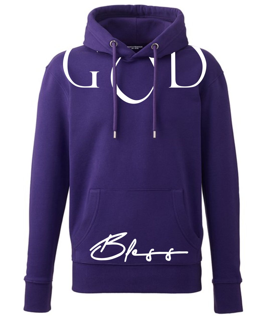 GOD BLESS HOODIE - PURPLE RAIN