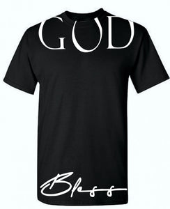 GOD BLESS T-SHIRT - BLACK