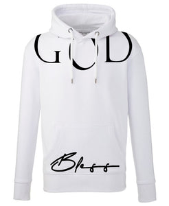 GOD BLESS HOODIE - WHITE (LIMITED)